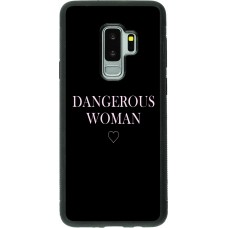 Coque Samsung Galaxy S9+ - Silicone rigide noir Dangerous woman
