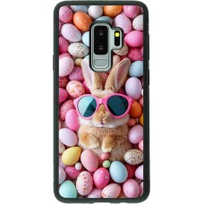 Coque Samsung Galaxy S9+ - Silicone rigide noir Easter 2026 Rabbit fun