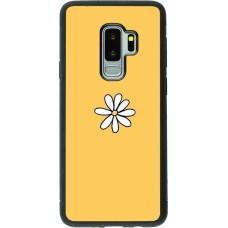 Coque Samsung Galaxy S9+ - Silicone rigide noir Easter 2023 daisy