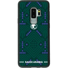 Samsung Galaxy S9+ Case Hülle - Silikon schwarz Saudi Arabien 2026 personalisierbares Fussballtrikot