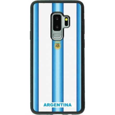 Samsung Galaxy S9+ Case Hülle - Silikon schwarz Argentinien 2026 personalisierbares Fussballtrikot