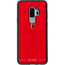 Samsung Galaxy S9+ Case Hülle - Silikon schwarz Belgien 2026 personalisierbares Fussballtrikot