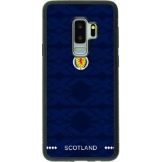 Coque Samsung Galaxy S9+ - Silicone rigide noir Maillot de football Ecosse 2026 personnalisable
