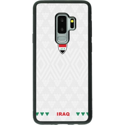 Samsung Galaxy S9+ Case Hülle - Silikon schwarz Irak 2026 personalisierbares Fussballtrikot