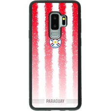 Coque Samsung Galaxy S9+ - Silicone rigide noir Maillot de football Paraguay 2026 personnalisable
