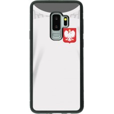 Samsung Galaxy S9+ Case Hülle - Silikon schwarz Polen 2022 personalisierbares Fussballtrikot