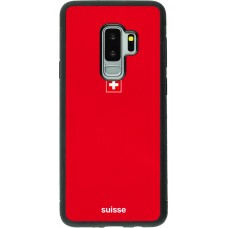 Samsung Galaxy S9+ Case Hülle - Silikon schwarz Schweiz 2026 personalisierbares Fussballtrikot