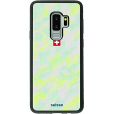 Samsung Galaxy S9+ Case Hülle - Silikon schwarz Schweiz Away 2026 personalisierbares Fussballtrikot