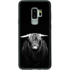 Coque Samsung Galaxy S9+ - Silicone rigide noir Highland calf black