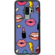 Samsung Galaxy S9+ Case Hülle - Silikon schwarz Lips and lipgloss