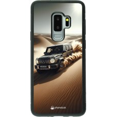 Samsung Galaxy S9+ Case Hülle - Silikon schwarz Mercedes G Drift Wueste