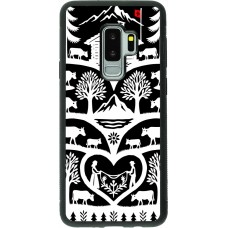 Coque Samsung Galaxy S9+ - Silicone rigide noir Poya Suisse 2 noir