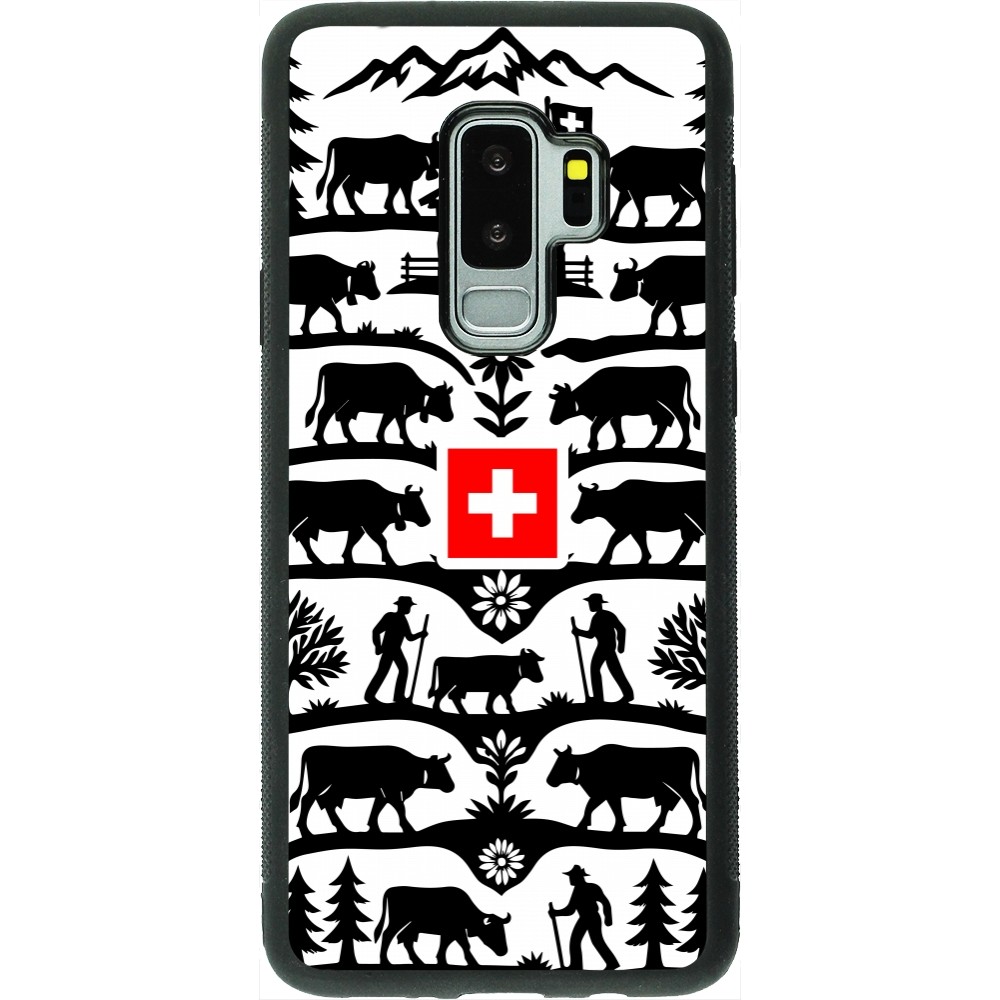 Samsung Galaxy S9+ Case Hülle - Silikon schwarz Poya Schweiz 3