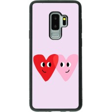 Coque Samsung Galaxy S9+ - Silicone rigide noir Saint Valentines Day 26 Heart
