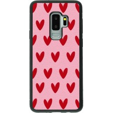 Coque Samsung Galaxy S9+ - Silicone rigide noir Saint Valentines Day 26 Pattern heart