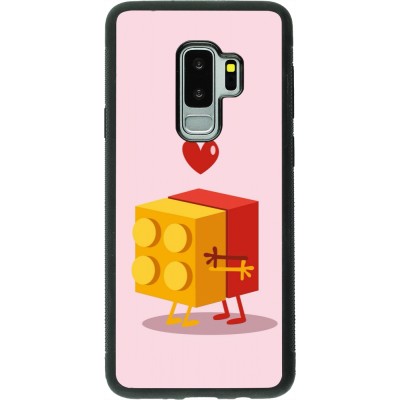 Samsung Galaxy S9+ Case Hülle - Silikon schwarz Saint Valentines Day 26 Puzzle