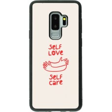 Coque Samsung Galaxy S9+ - Silicone rigide noir Saint Valentines Day 26 Self love self care