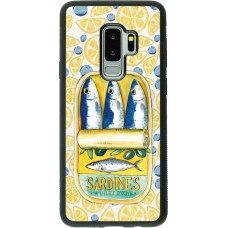 Samsung Galaxy S9+ Case Hülle - Silikon schwarz Sardines in oil 2026