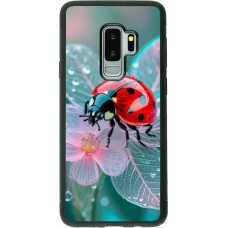 Coque Samsung Galaxy S9+ - Silicone rigide noir Ladybird in bloom Spring 2026
