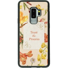 Coque Samsung Galaxy S9+ - Silicone rigide noir Trust the process 2026