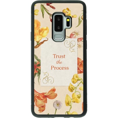 Coque Samsung Galaxy S9+ - Silicone rigide noir Trust the process 2026