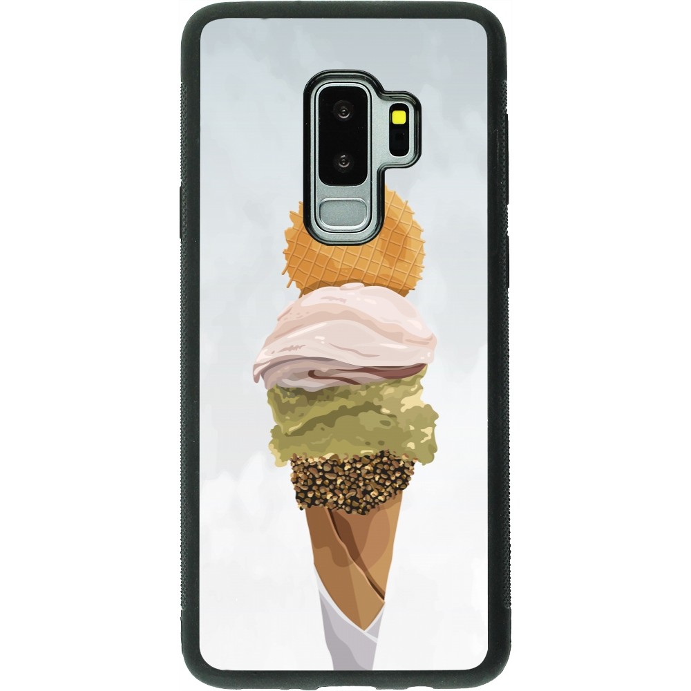 Coque Samsung Galaxy S9+ - Silicone rigide noir Summer 2025 Cornet