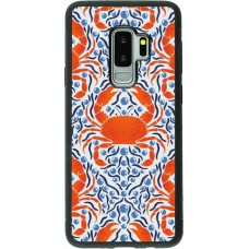 Samsung Galaxy S9+ Case Hülle - Silikon schwarz Crabs and pearls Summer 2026