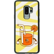 Coque Samsung Galaxy S9+ - Silicone rigide noir Summer drink 2026