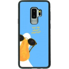 Coque Samsung Galaxy S9+ - Silicone rigide noir Tell me about yourself Summer 2026