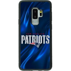 Coque Samsung Galaxy S9+ - Silicone rigide noir Super Bowl 26 Patriots 2