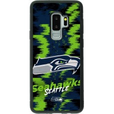 Coque Samsung Galaxy S9+ - Silicone rigide noir Super Bowl 26 Seattle 2