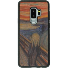Coque Samsung Galaxy S9+ - Silicone rigide noir Tableau art - Le Cri - Edvard Munch