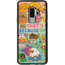 Samsung Galaxy S9+ Case Hülle - Silikon schwarz Thats beacause of