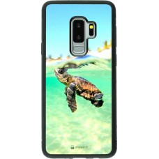 Coque Samsung Galaxy S9+ - Silicone rigide noir Turtle Underwater