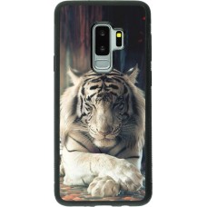 Coque Samsung Galaxy S9+ - Silicone rigide noir Zen Tiger