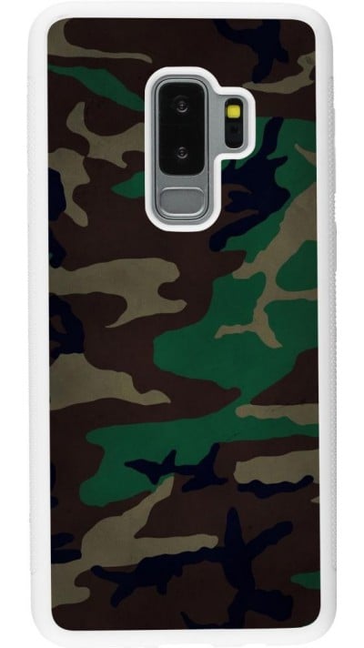 Hülle Samsung Galaxy S9+ - Silikon weiss Camouflage 3