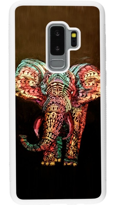 Hülle Samsung Galaxy S9+ - Silikon weiss Elephant 02