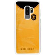 Samsung Galaxy S9+ Case Hülle - Silikon weiss Holland 2022 personalisierbares Fußballtrikot