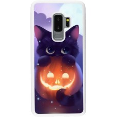 Hülle Samsung Galaxy S9+ - Silikon weiss Halloween 17 15