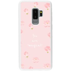 Samsung Galaxy S9+ Case Hülle - Silikon weiss Mom 2023 your are magical