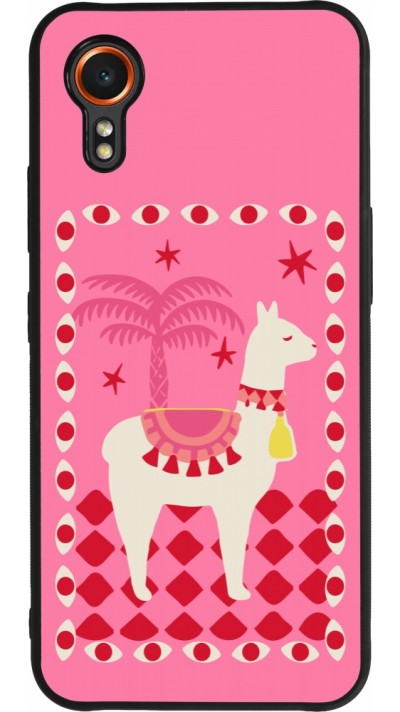 Coque Samsung Galaxy XCover 7 - Silicone rigide noir Alpaca 2026