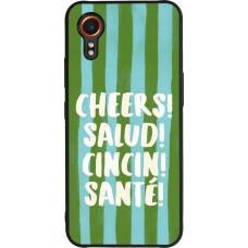 Coque Samsung Galaxy XCover 7 - Silicone rigide noir Cheers 2026
