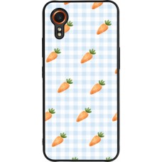 Coque Samsung Galaxy XCover 7 - Silicone rigide noir Easter 2026 Pattern carrots