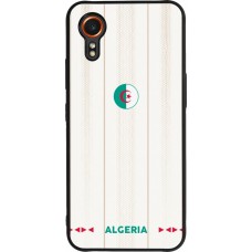 Coque Samsung Galaxy XCover 7 - Silicone rigide noir Maillot de football Algérie 2026 personnalisable