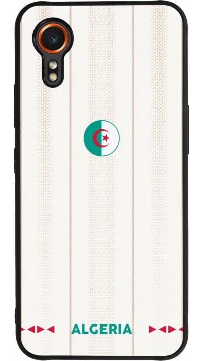 Samsung Galaxy XCover 7 Case Hülle - Silikon schwarz Algerien 2026 personalisierbares Fussballtrikot