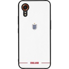 Coque Samsung Galaxy XCover 7 - Silicone rigide noir Maillot de football Angleterre 2026 personnalisable