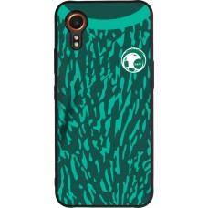 Samsung Galaxy XCover 7 Case Hülle - Silikon schwarz Saudi-Arabien 2022 personalisierbares Fussballtrikot