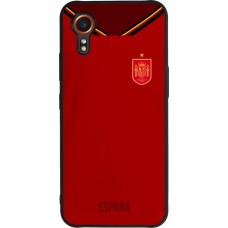 Samsung Galaxy XCover 7 Case Hülle - Silikon schwarz Spanien 2022 personalisierbares Fußballtrikot