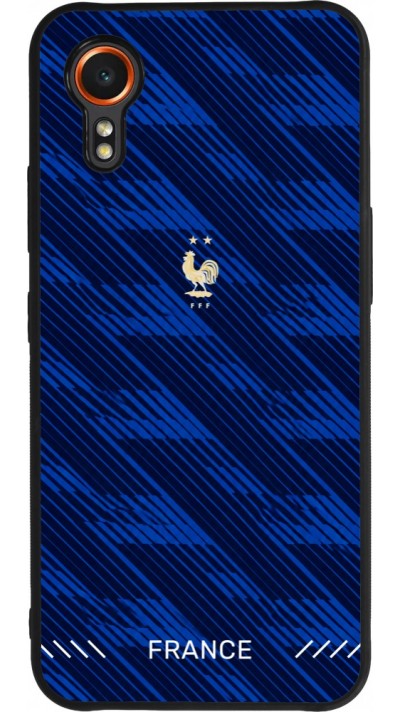 Samsung Galaxy XCover 7 Case Hülle - Silikon schwarz Frankreich 2026 personalisierbares Fussballtrikot