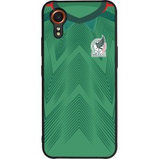 Samsung Galaxy XCover 7 Case Hülle - Silikon schwarz Mexiko 2022 personalisierbares Fussballtrikot